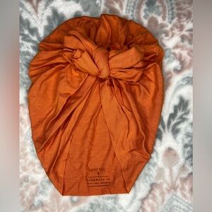 Burnt Orange Kids Turban Hat